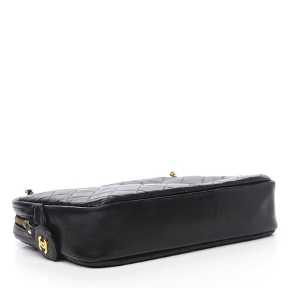 Chanel Lambskin Quilted Shoulder Bag Navy Blue 4 of 18