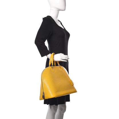 Louis Vuitton Epi Alma GM Citron 2 of 12