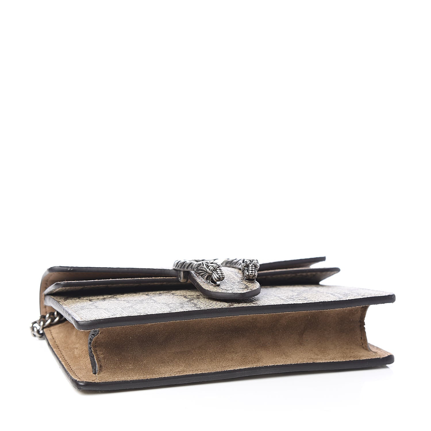 Gucci GG Supreme Monogram Super Mini Dionysus Shoulder Bag Taupe 4 of 10
