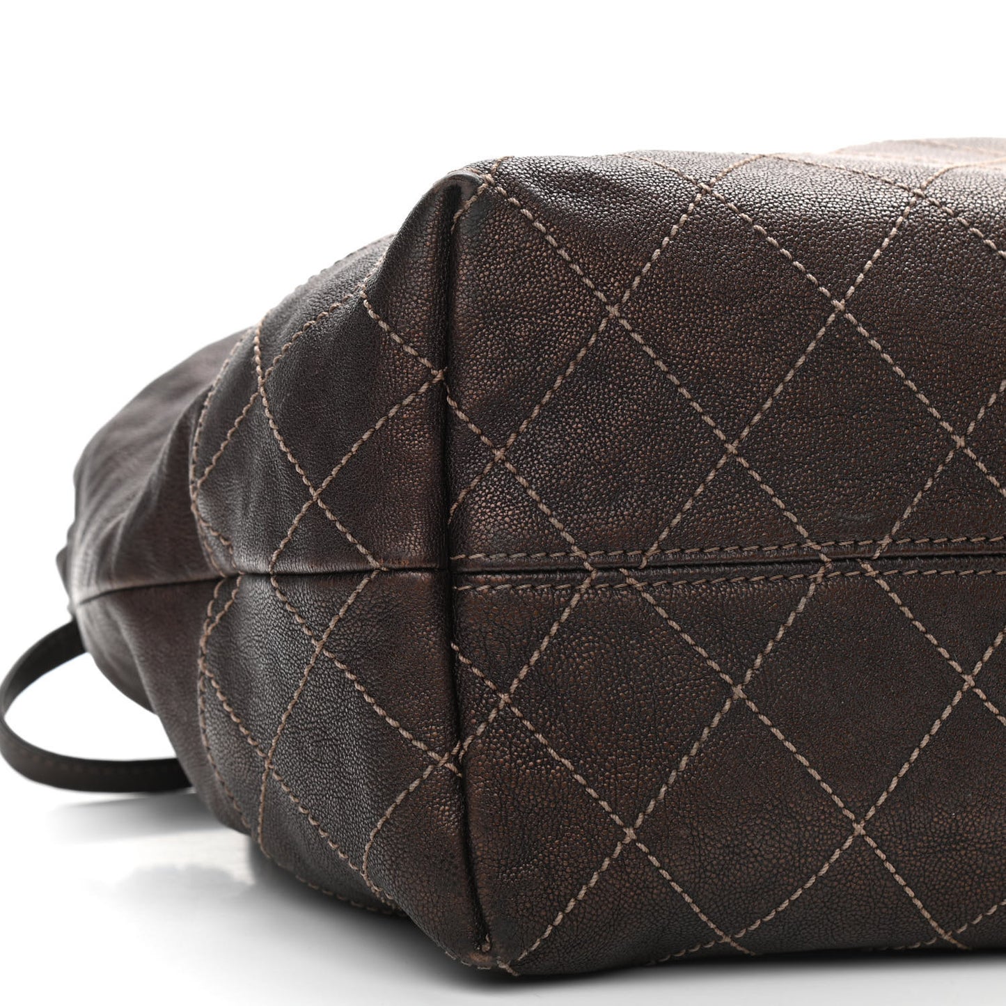 Metallic Calfskin Baby Coco Cabas Bronze