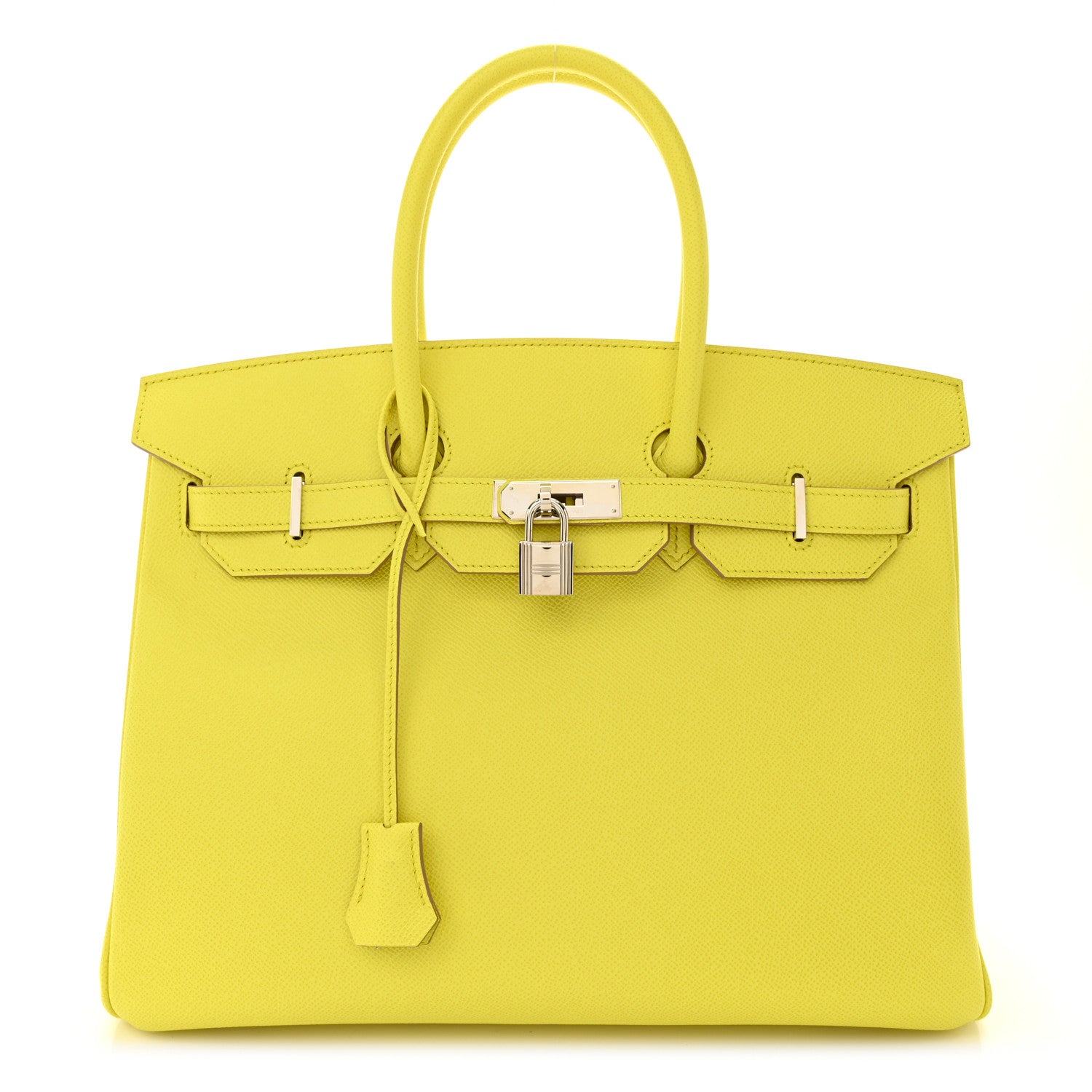 Hermes Epsom Birkin 35 Lime 1 of 10