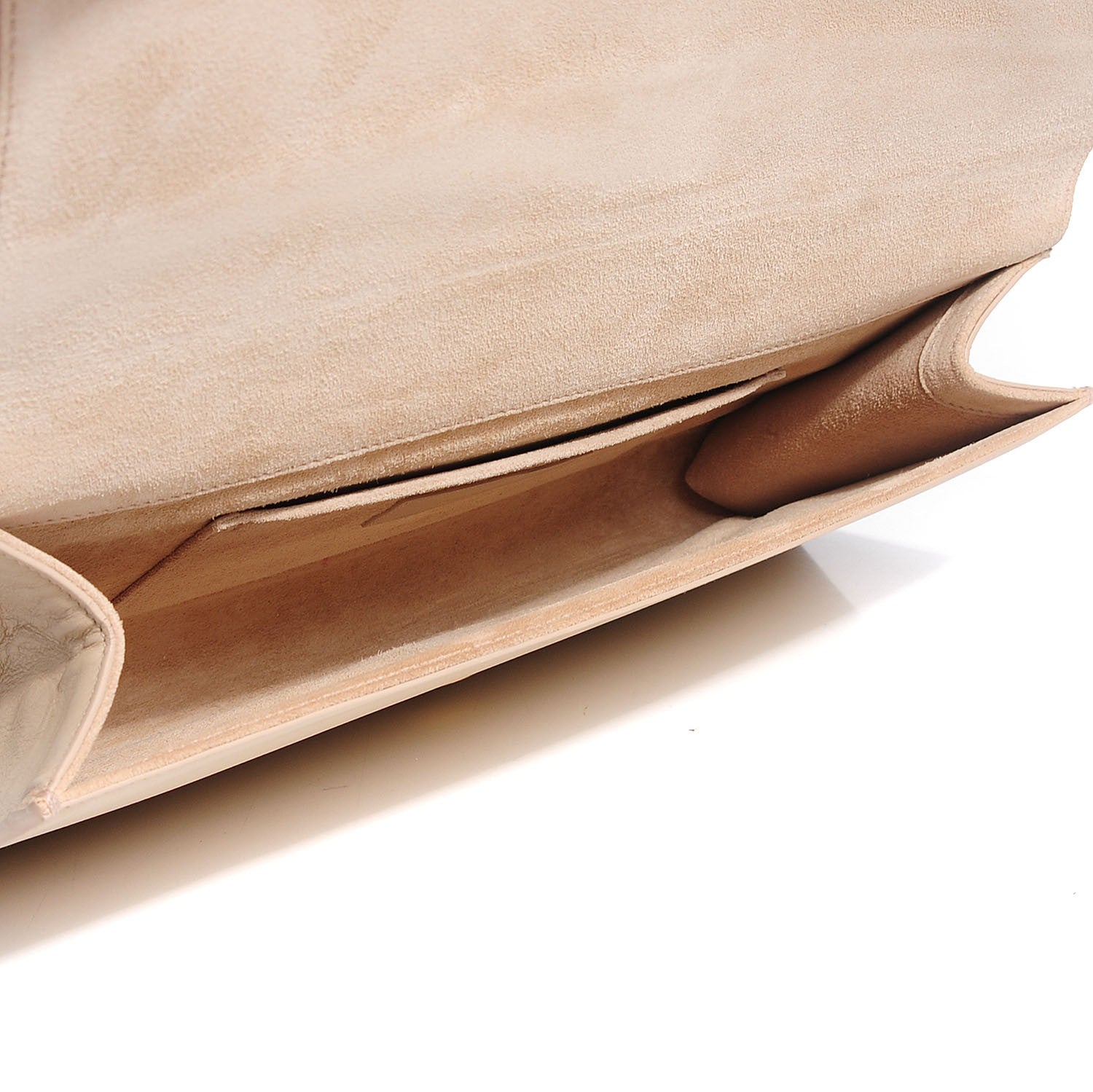 Saint Laurent Calfskin Classic Y Clutch Light Beige 6 of 8