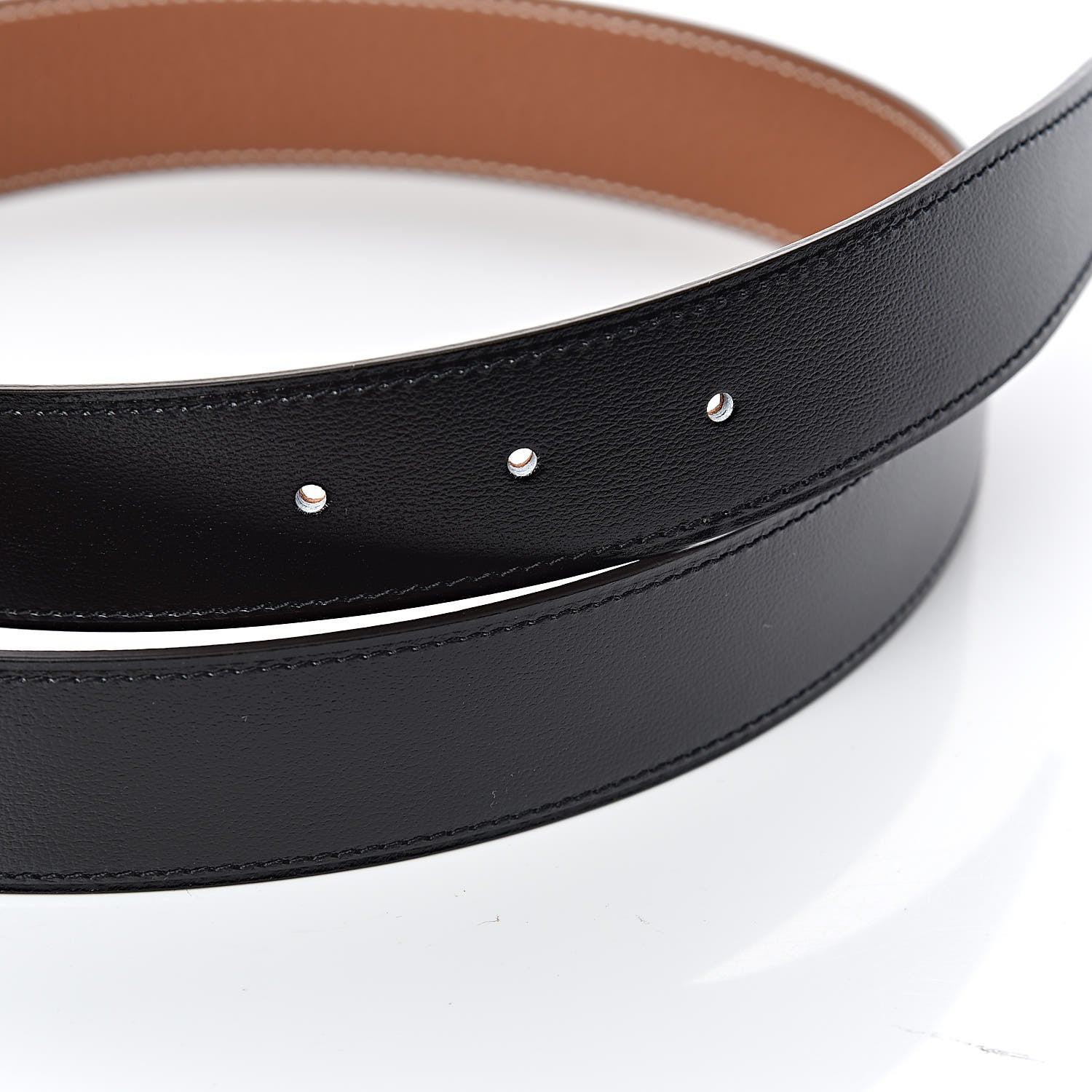 Hermes Box Togo 32mm Pegase H Belt 90 Black Gold 4 of 7