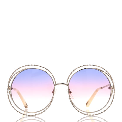 Chloe Oversized Round Carlina Oversized Round Sunglasses CE114ST Rainbow 2 of 6