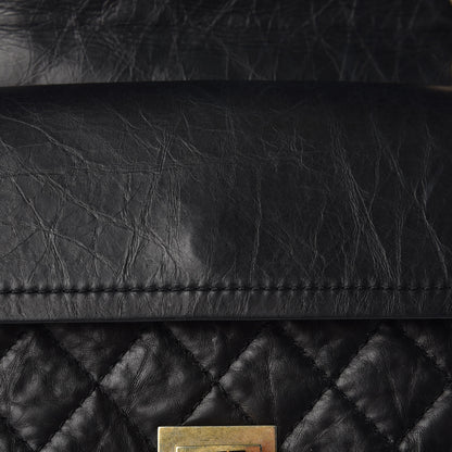Chanel Aged Calfskin 50th Anniversary 2.55 Reissue 225 Flap Black 9 of 11