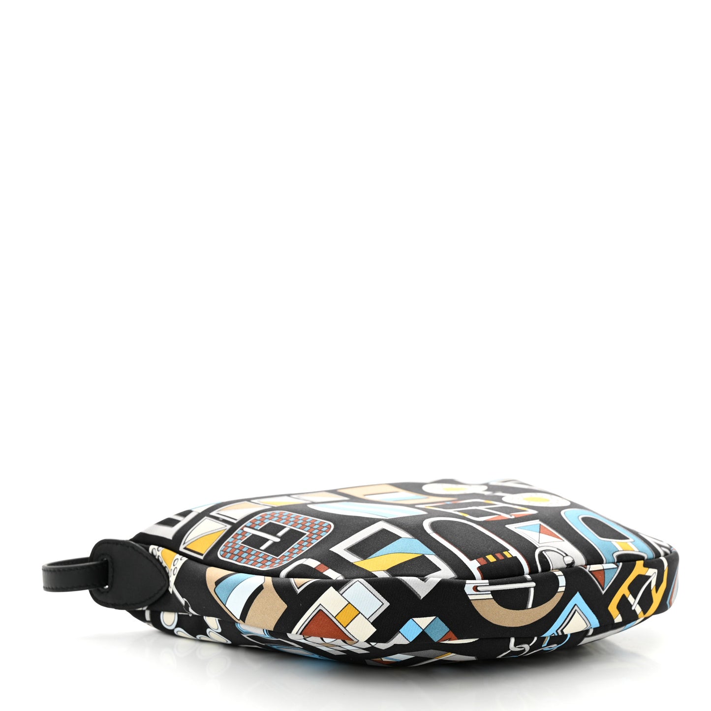 Silk Sursoie To Go Pouch Bleu Marine Craie Black