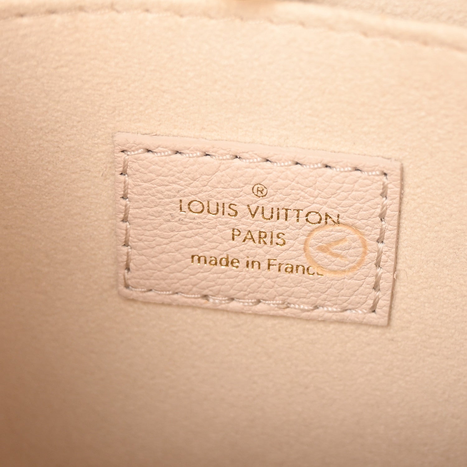 Louis Vuitton Calfskin Lock & Go Tote Quartz 6 of 9