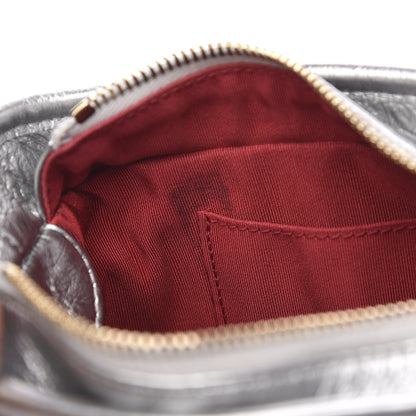 Chanel Metallic Aged Calfskin Quilted Small Gabrielle Hobo Silver 11 of 11