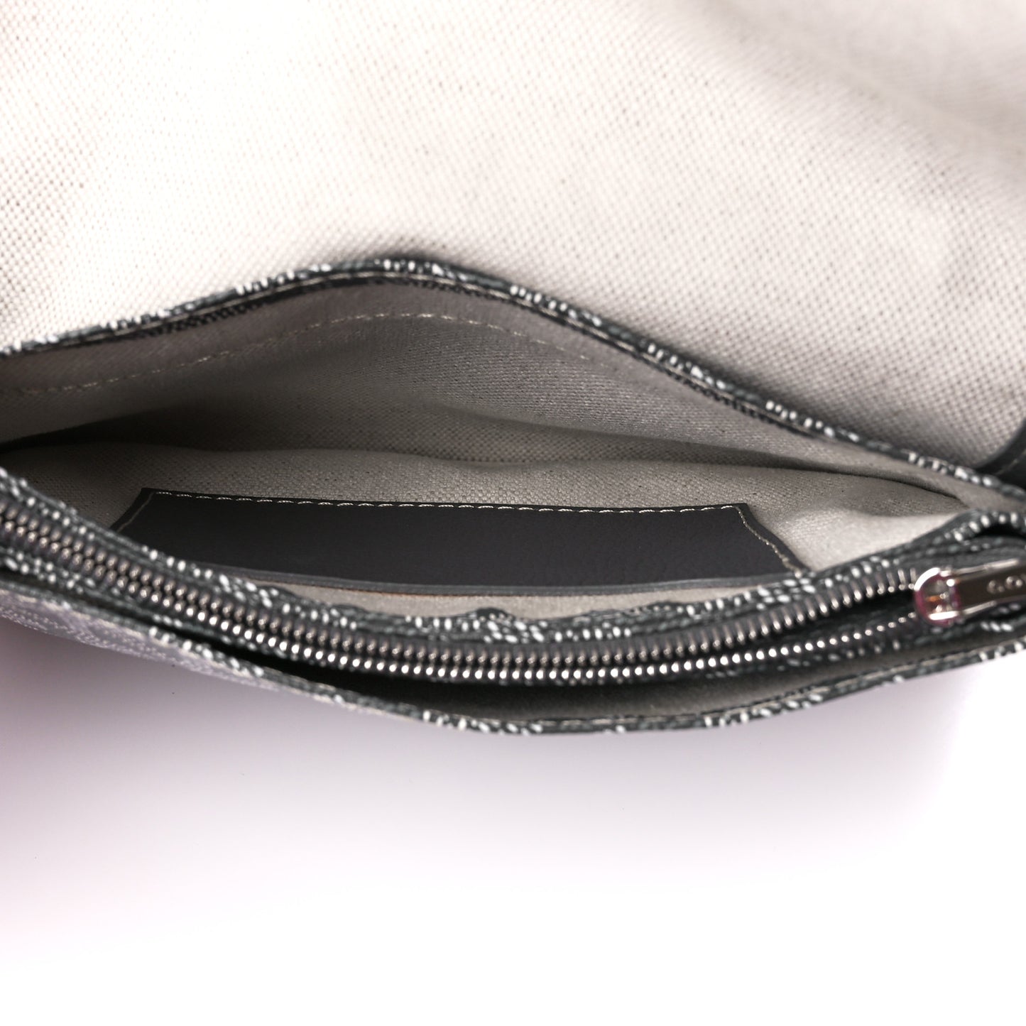 Goyardine Plumet Wallet Clutch Grey