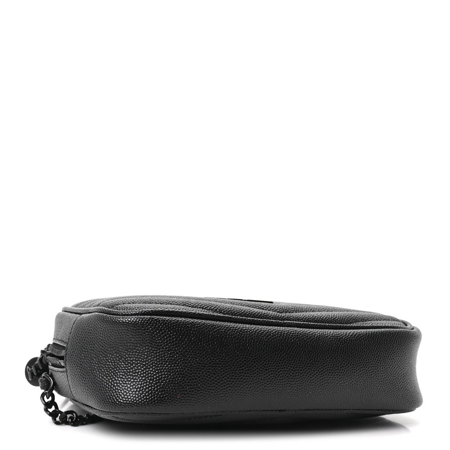 Saint Laurent Grain De Poudre Matelasse Monochrome Monogram Mini Lou Camera Bag Black 4 of 11