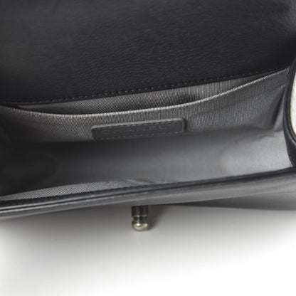 Chanel Calfskin Double Stitch Small Boy Flap Black 5 of 11