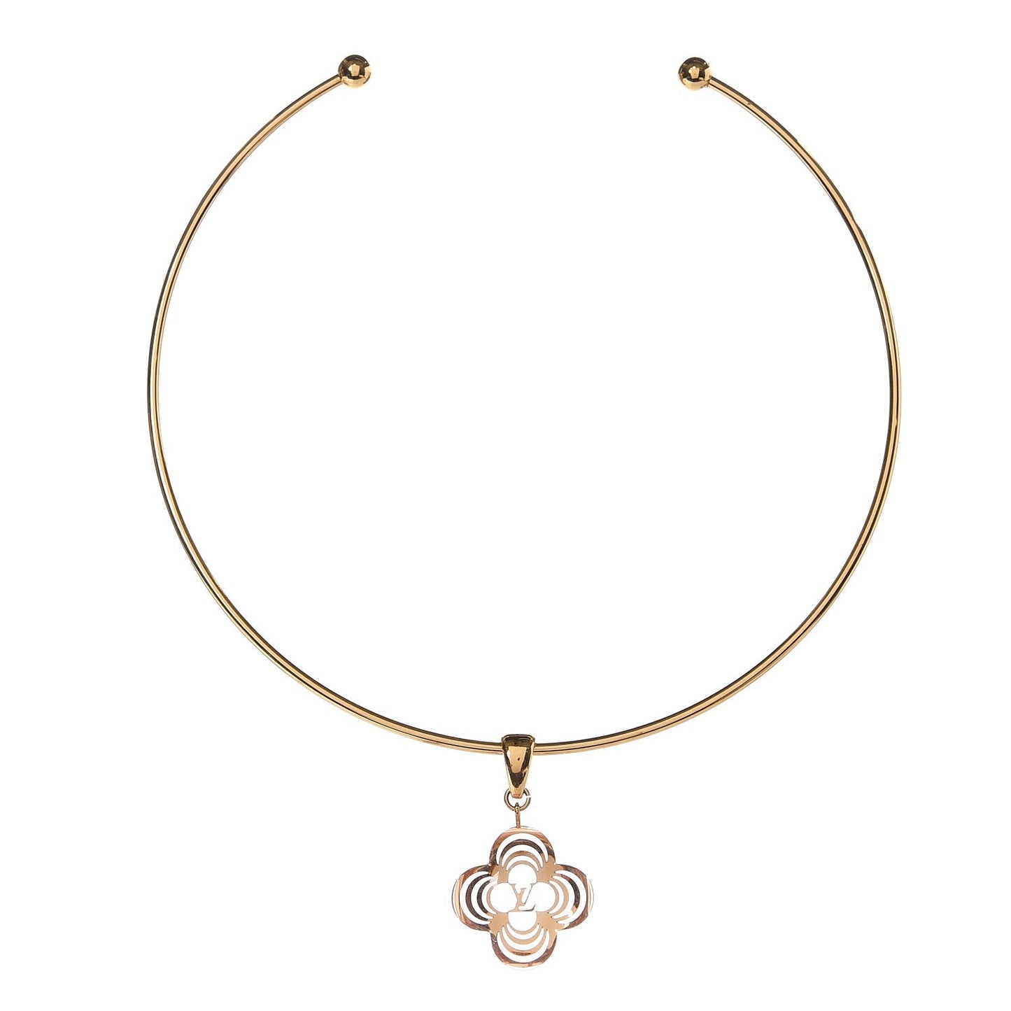 A La Folie Choker Necklace Gold