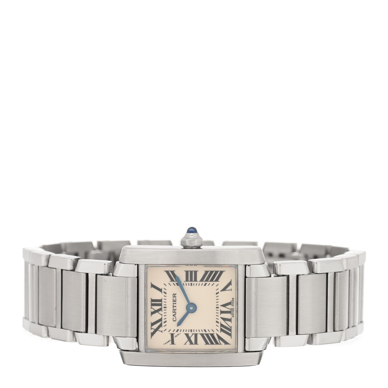 Cartier Stainless Steel 20mm Tank Francaise Quartz Watch 2 of 5