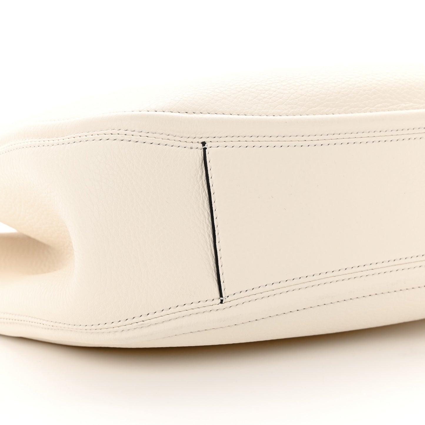 Nappa Maxi Vlogo Gate Hobo Bag Ivory