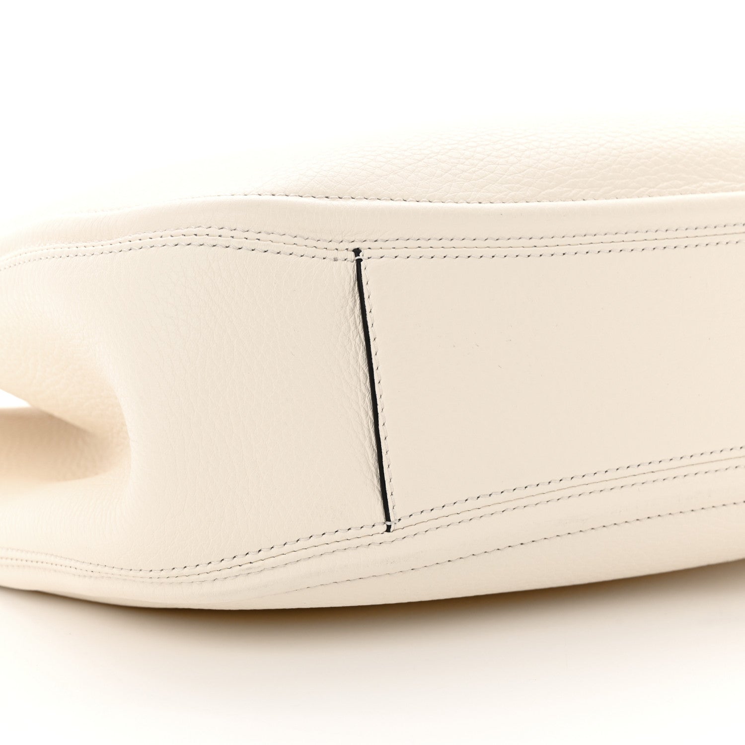 Valentino Garavani Nappa Maxi Vlogo Gate Hobo Bag Ivory 9 of 10