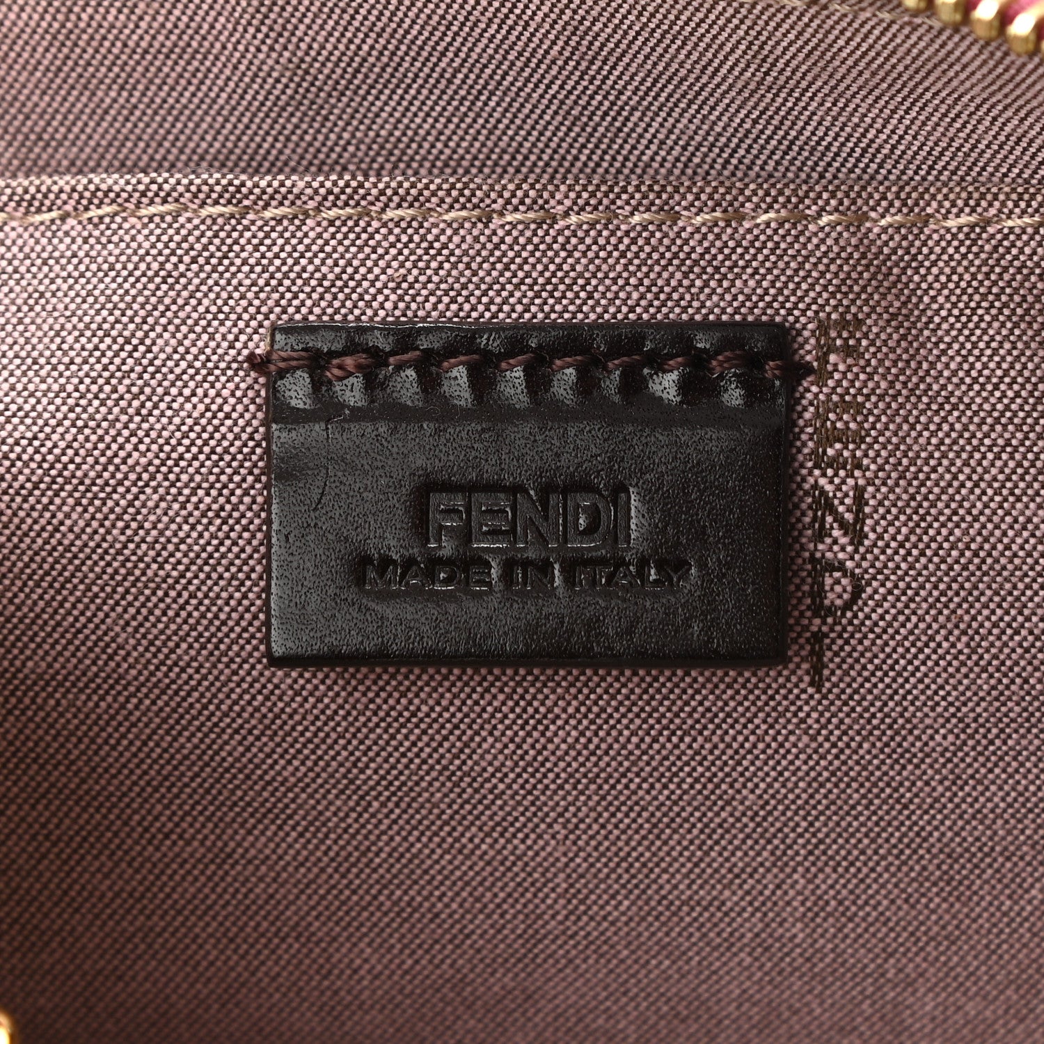 Fendi Vitello Elite Pochette Amarena 5 of 9