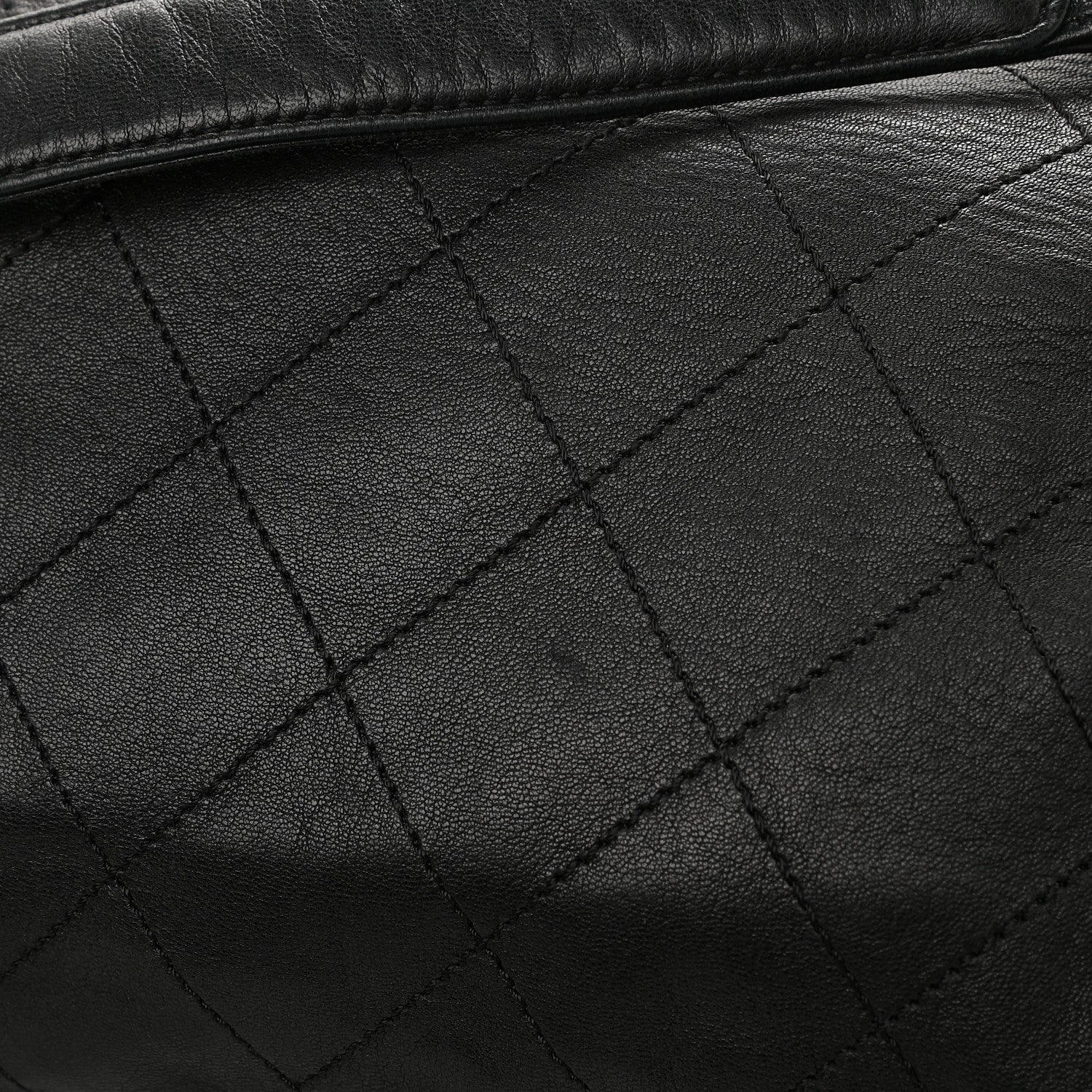 Chanel Lambskin Stitched Medium Ultimate Soft Tote Black 12 of 12