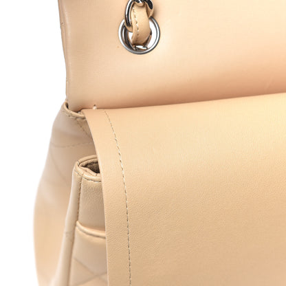 Chanel Lambskin Quilted Jumbo Double Flap Beige Clair 13 of 13