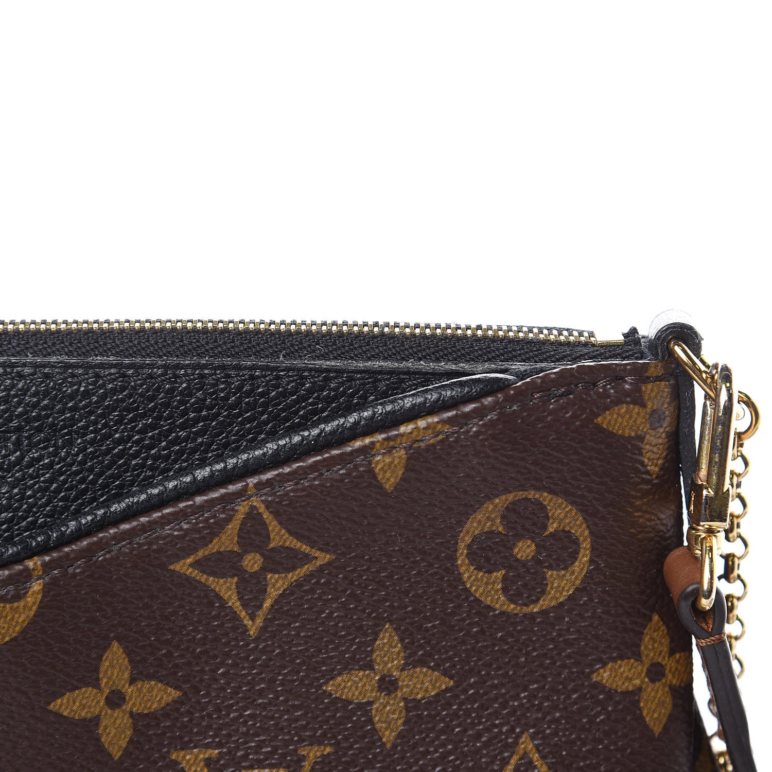 Louis Vuitton Monogram Pallas Clutch Black 10 of 11