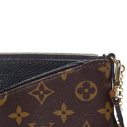 Louis Vuitton Monogram Pallas Clutch Black 10 of 11