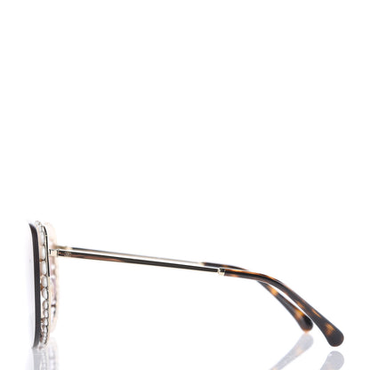 Chanel Acetate Metal Pearl Butterfly Sunglasses 4236-H Brown 2 of 7