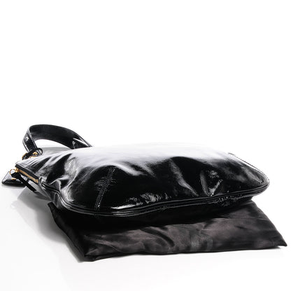 Saint Laurent Patent Tribute Tote Black 4 of 7