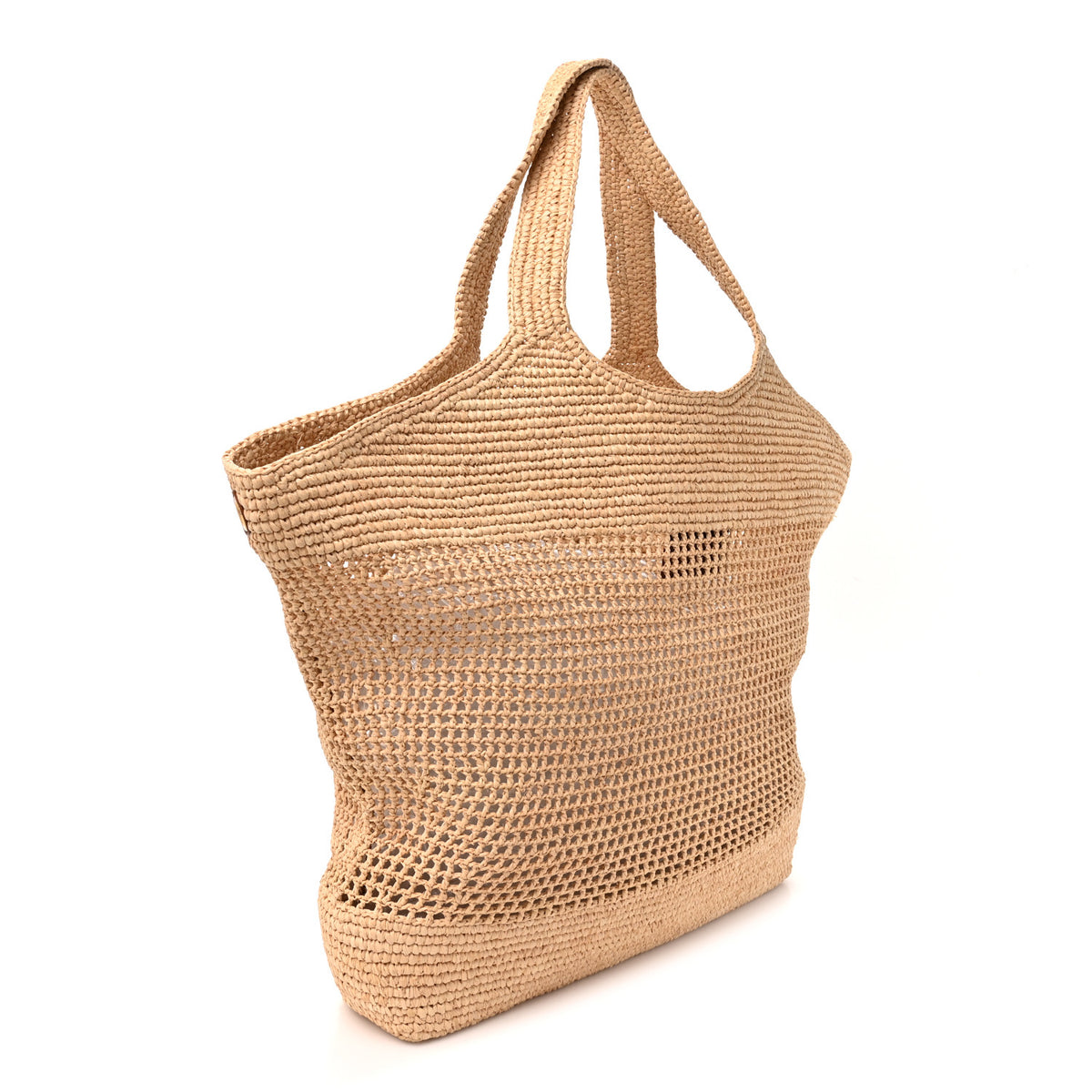 Raffia Icare Shopping Tote Natural