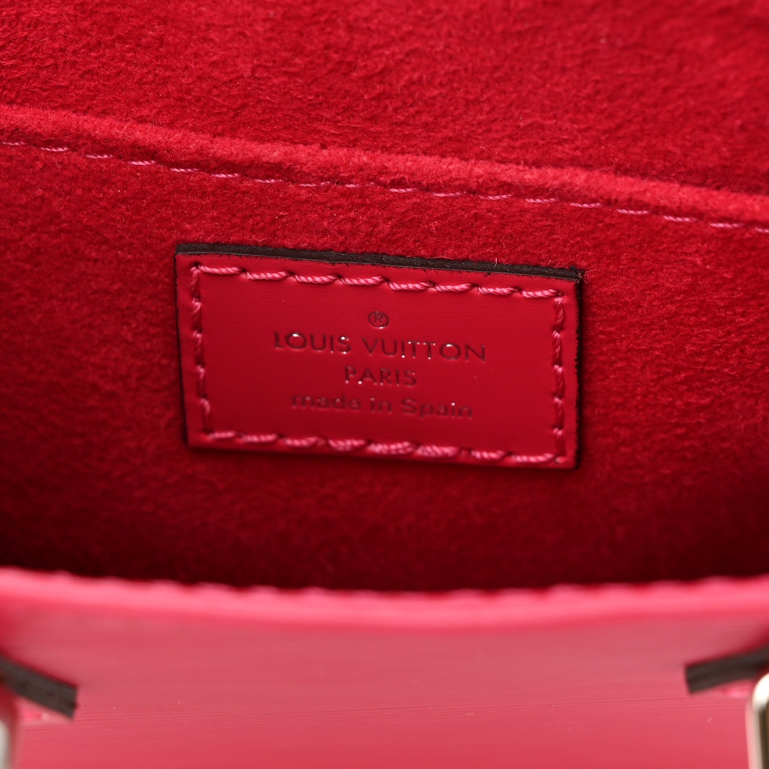 Louis Vuitton Epi Petit Sac Plat Rose Pondicherry 6 of 9