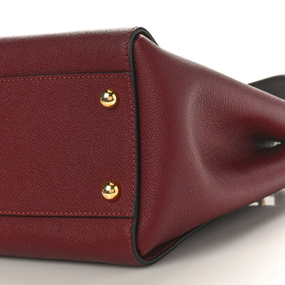 Burberry Soft Grain Medium Buckle Tote Dark Plum 8 of 8