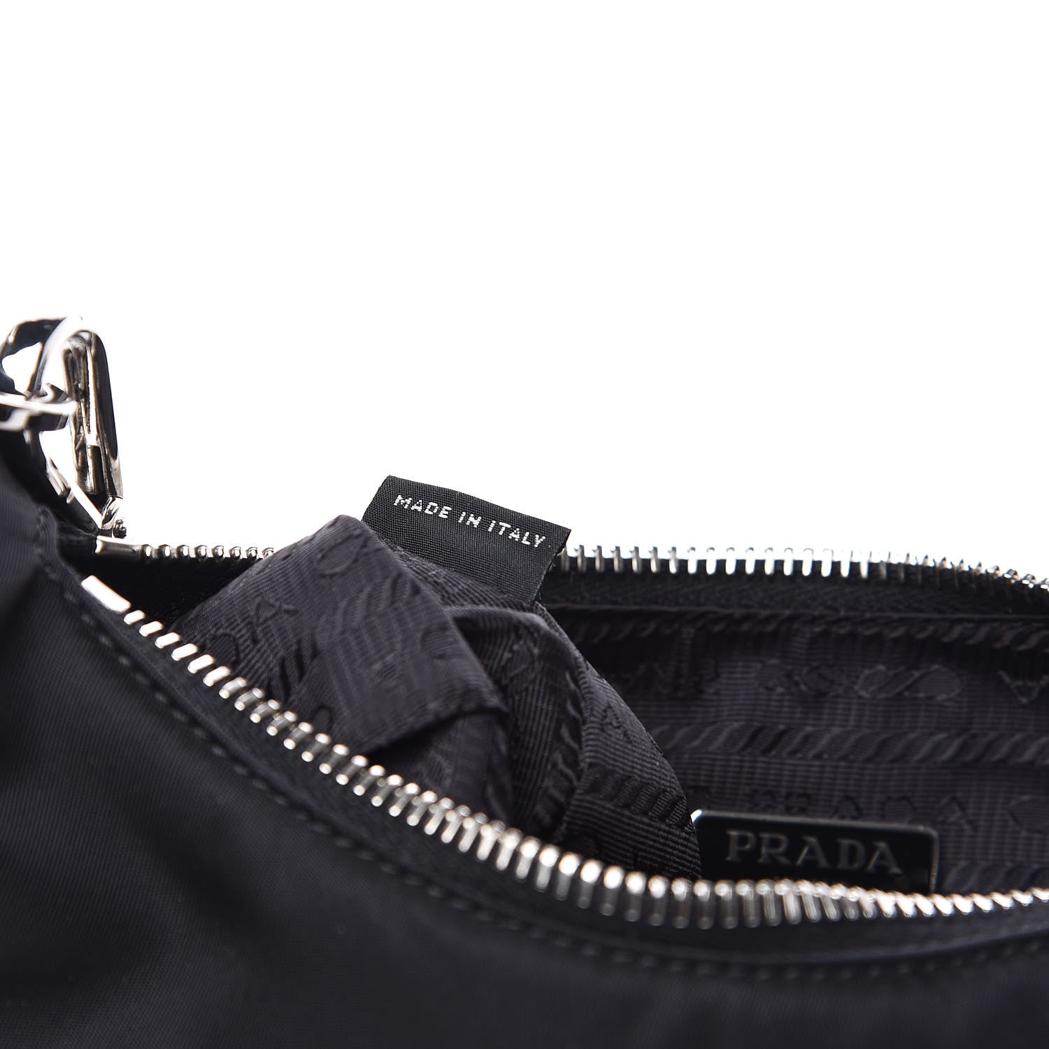 Prada Nylon Re-Edition 2005 Shoulder Bag Black 7 of 9