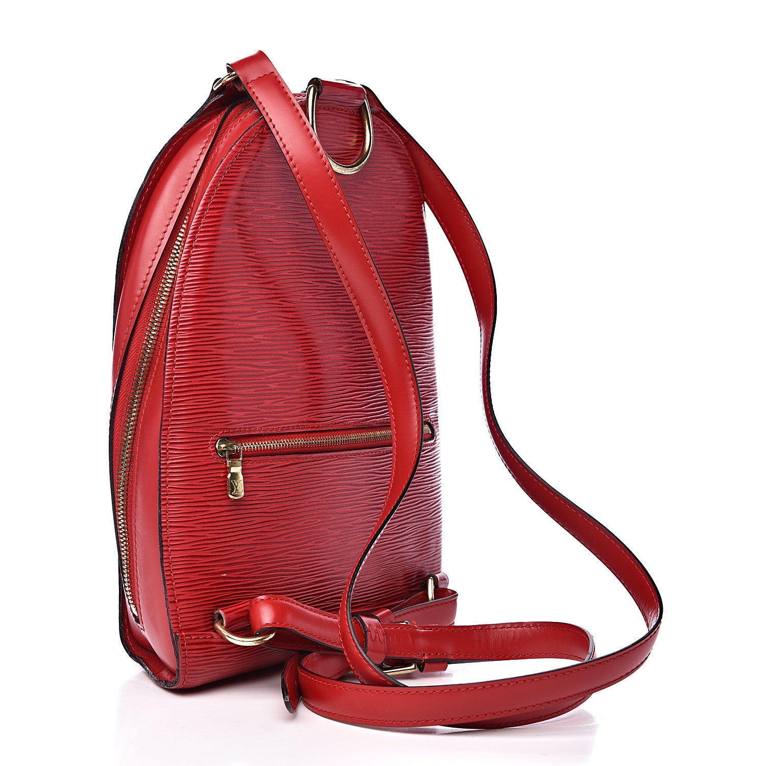 Louis Vuitton Epi Mabillon Backpack Castillan Red 2 of 13