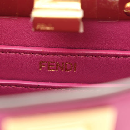Fendi Shiny Nappa Petite Peekaboo I SEE U Satchel Ciclamino Pilar 7 of 11