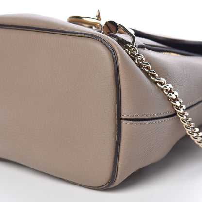 Chloe Suede Calfskin Mini Faye Backpack Motty Grey 10 of 10