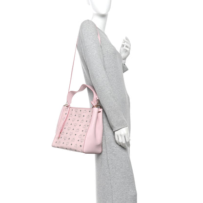 MCM Visetos Medium Aren Hobo Powder Pink 2 of 10
