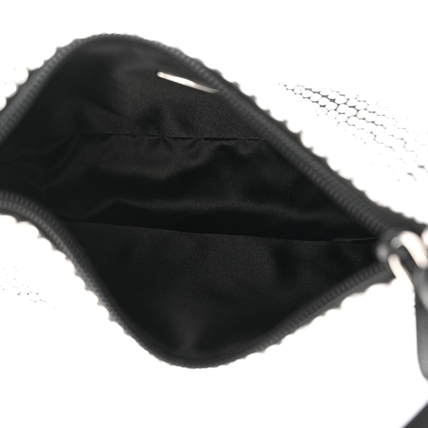 Satin Crystal Mini Re-Edition 2000 Bag Cristal