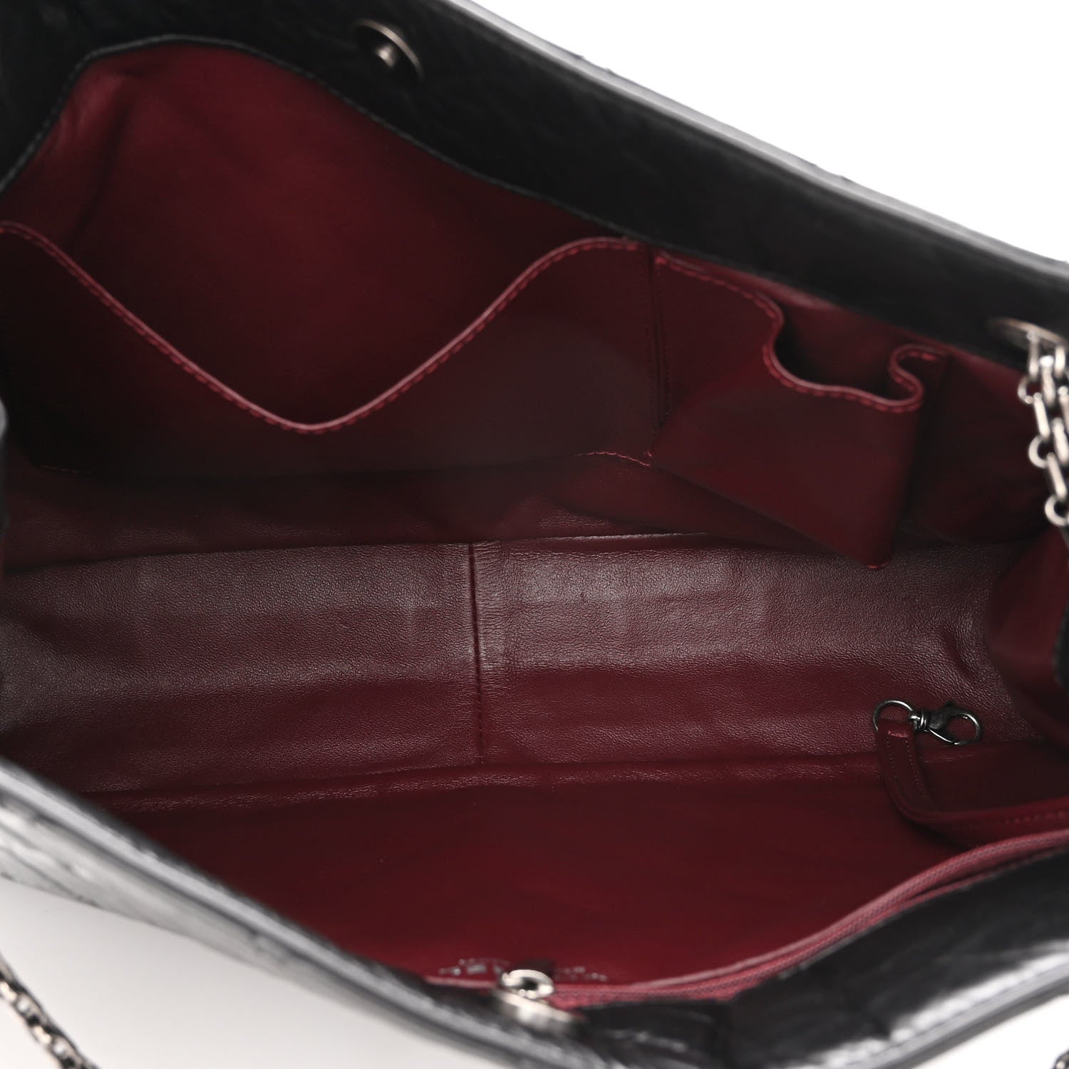 Chanel Aged Calfskin Reissue 2.55 Tote Black 4 of 9