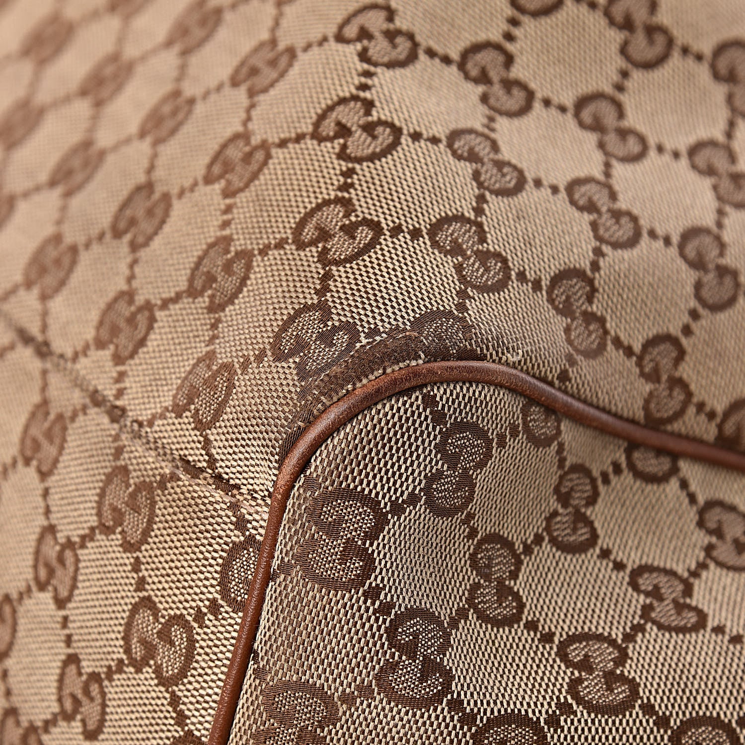 Gucci Monogram Large Sukey Tote Brown 13 of 14