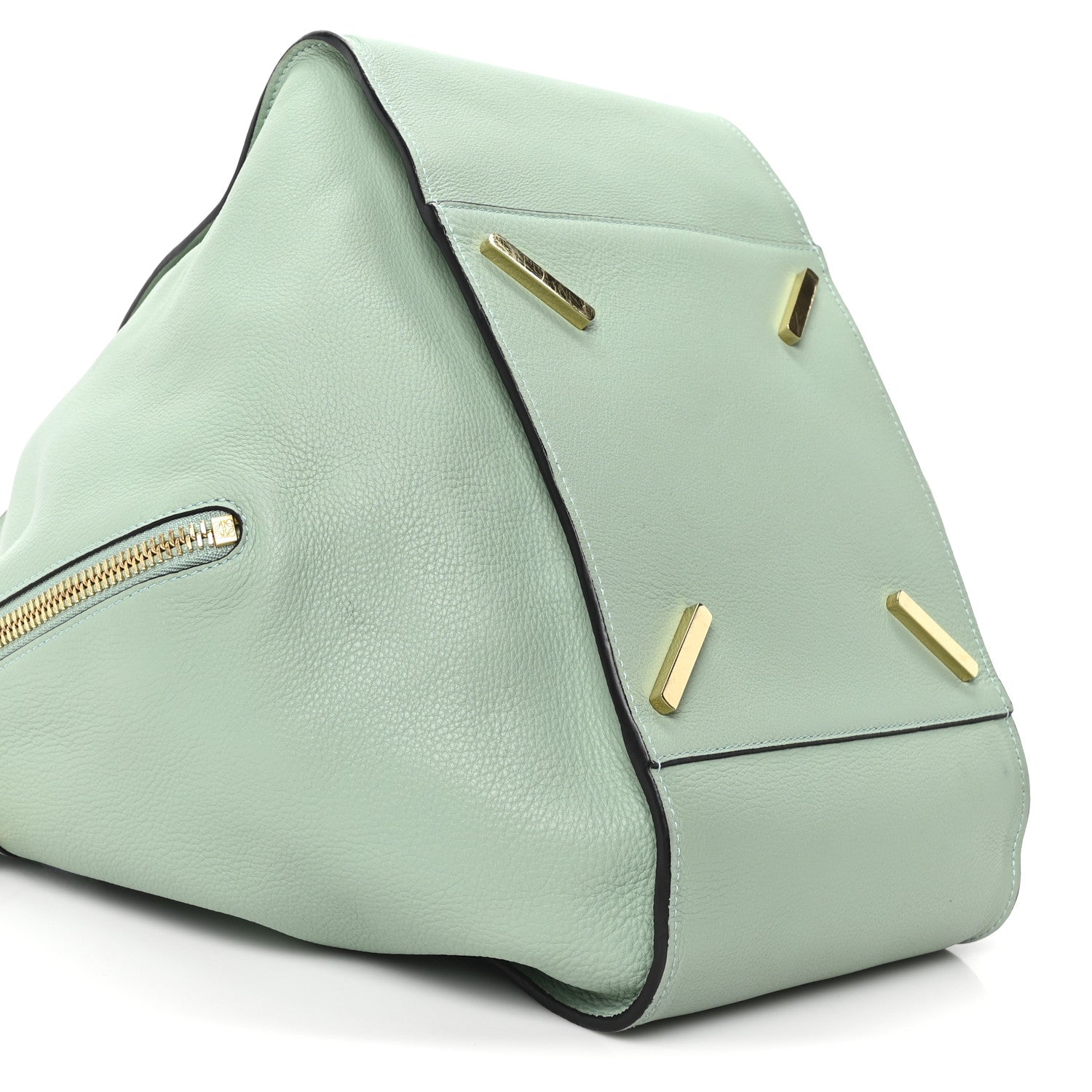 Loewe Soft Grained Calfskin Medium Hammock Shoulder Bag Light Green 8 of 9