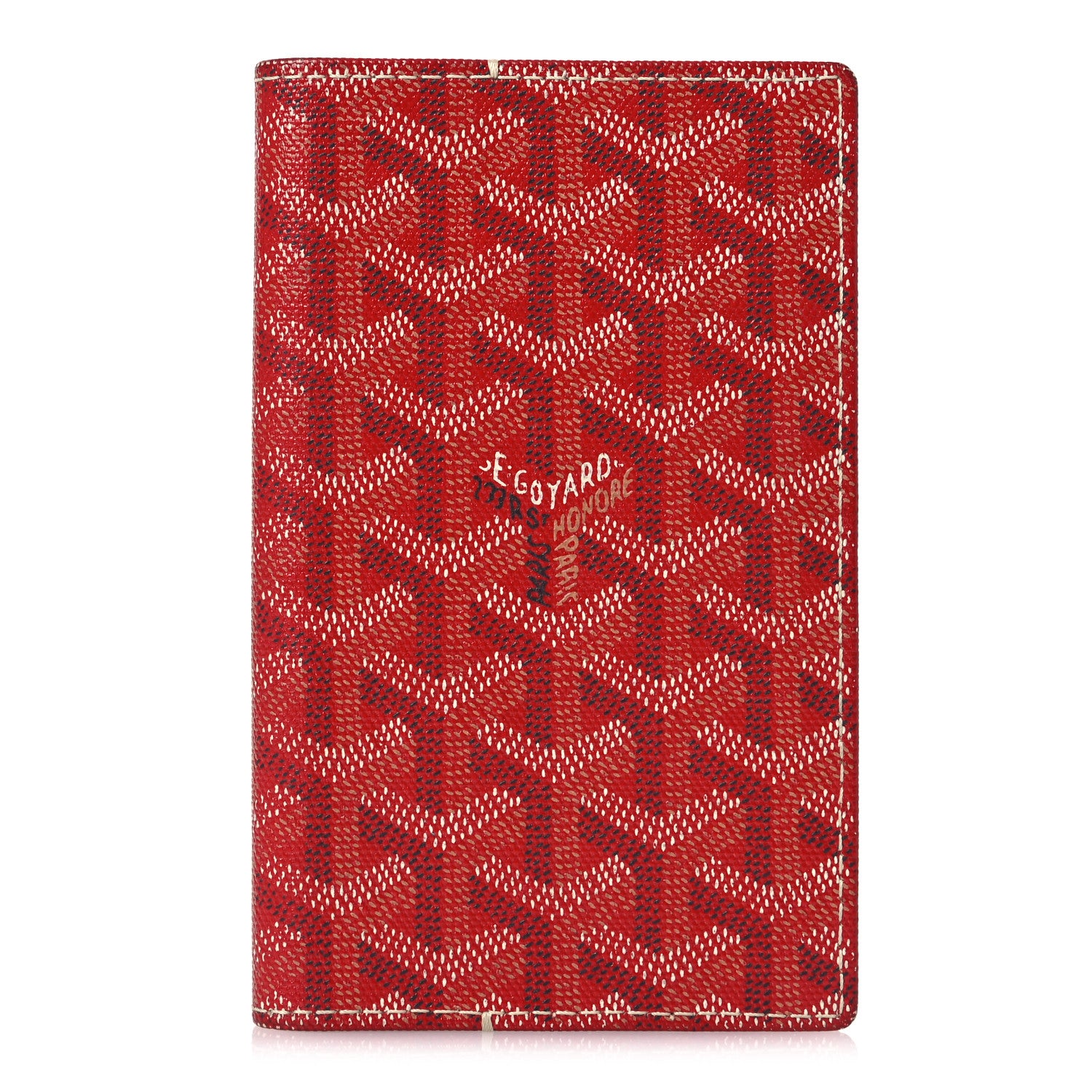 Goyard Goyardine Passport Wallet Red 1 of 7