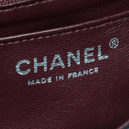 Chanel Lambskin Quilted Mini Square Flap Black 6 of 7