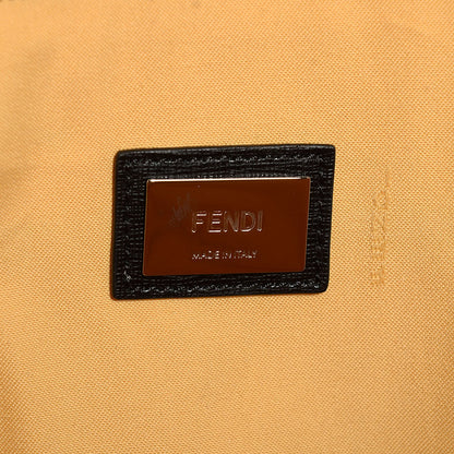 Fendi Vitello Elite Cuoio Monster Buggies Medium Roll Tote Emerald Black Multicolor Yellow 6 of 9