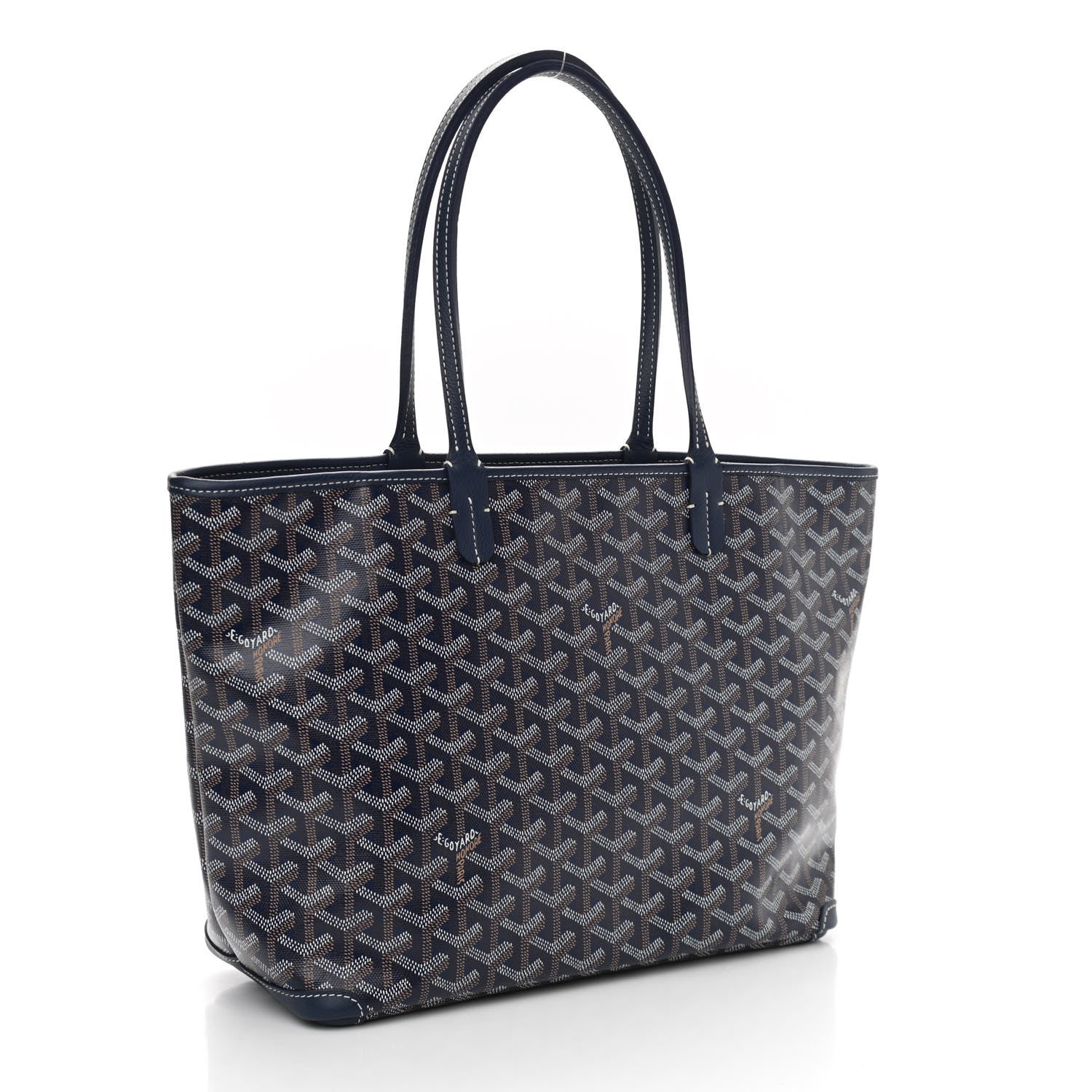 Goyard Goyardine Artois PM Navy 3 of 10