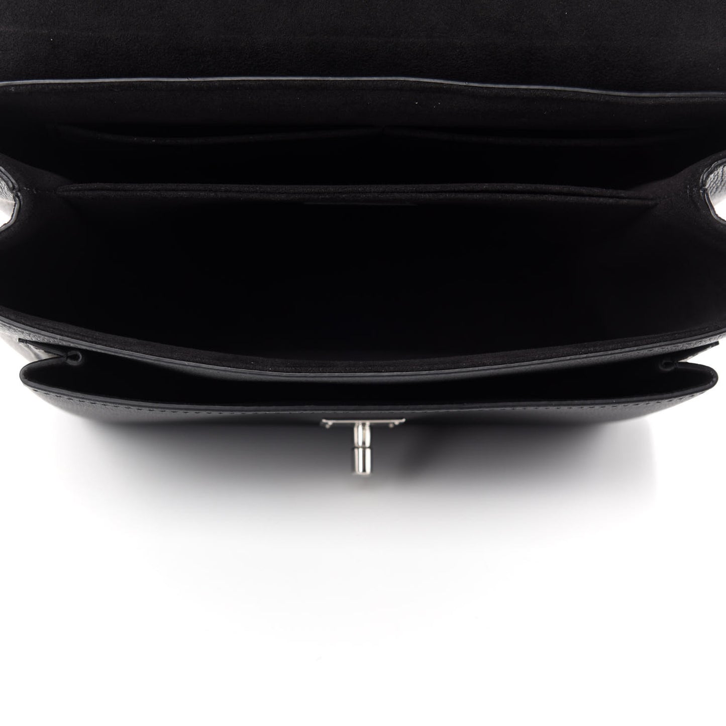 Soft Calfskin My Lockme Top Handle Black