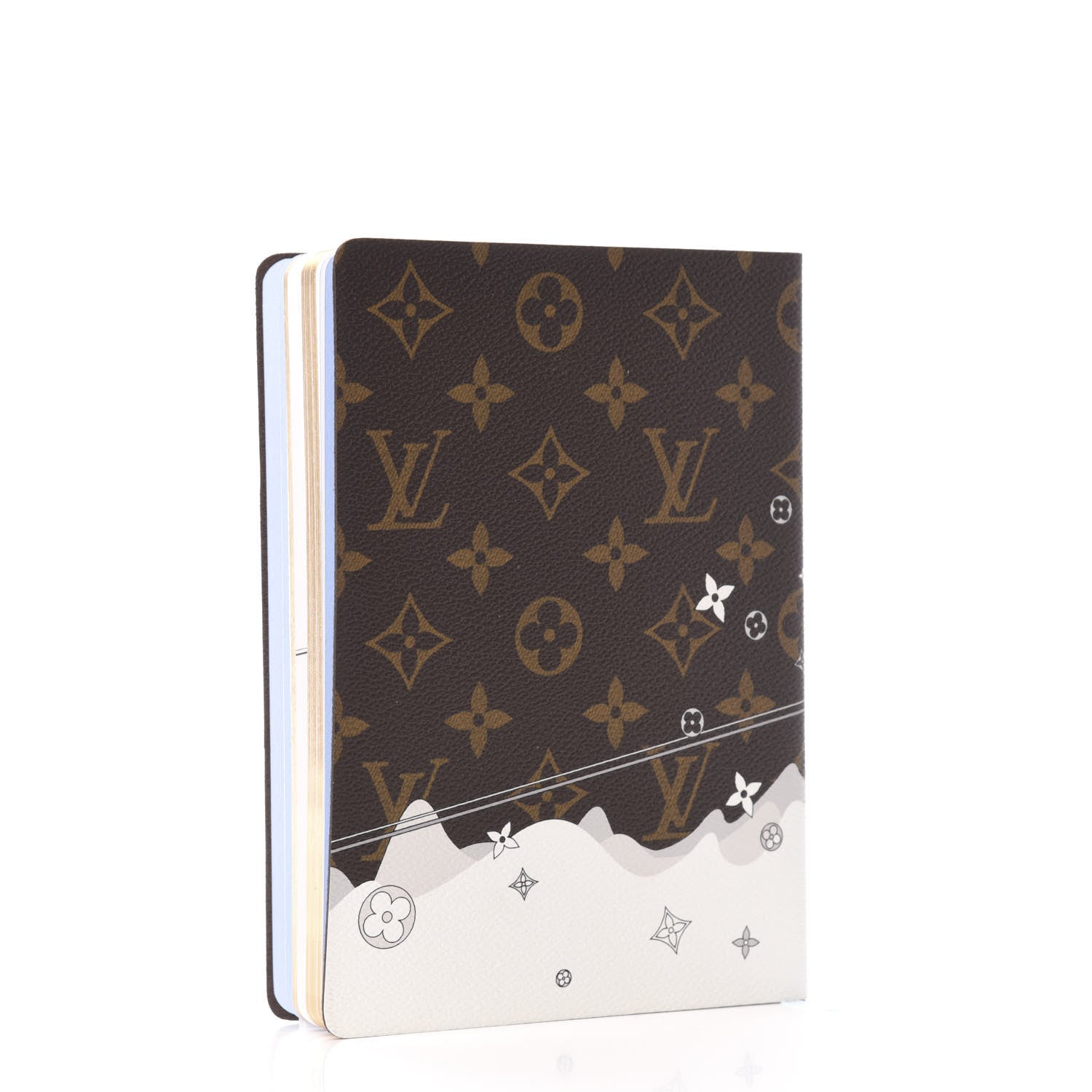 Louis Vuitton Monogram 2019 Christmas Animation Courchevel Notebook MM 3 of 7