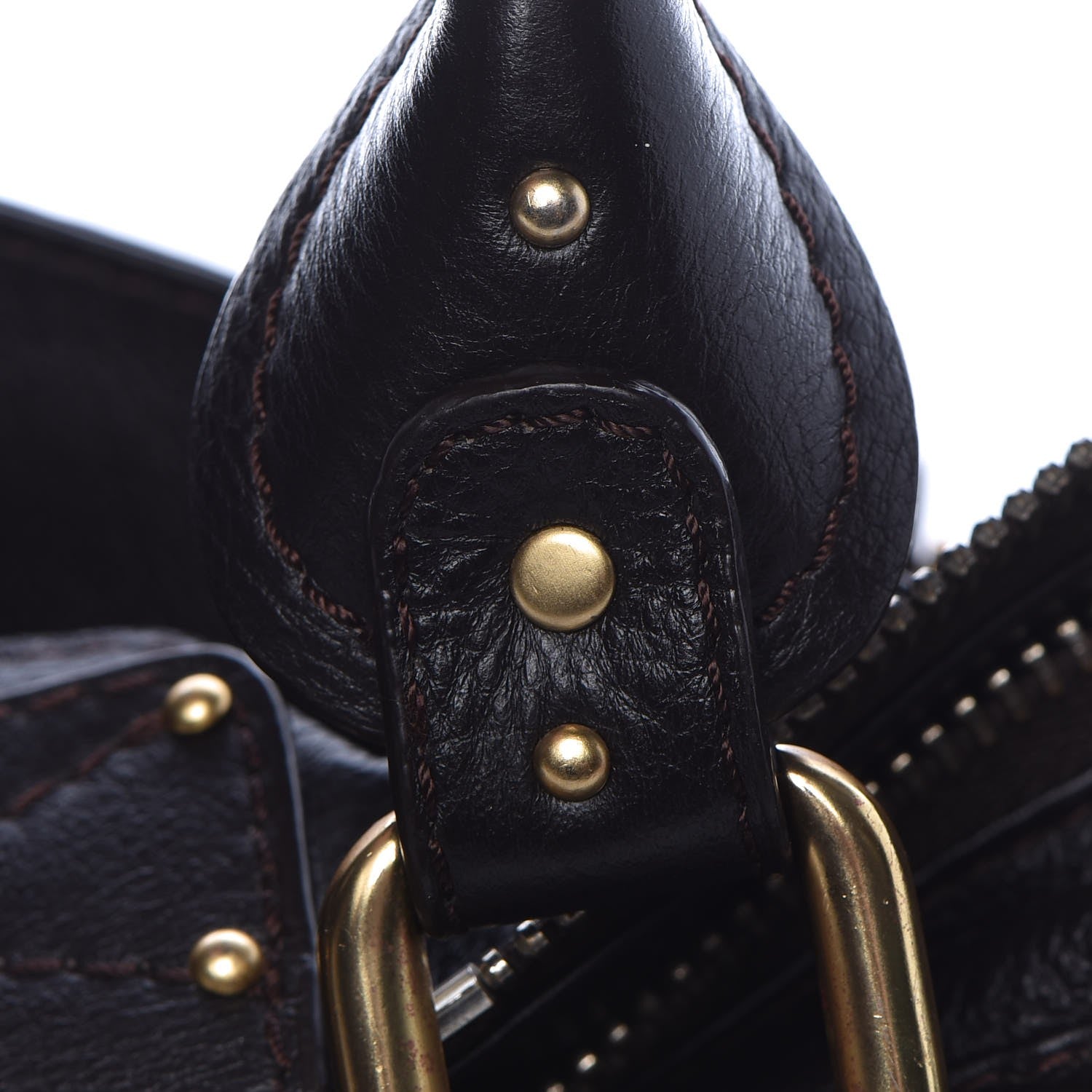 Chloe Calfskin Paddington Satchel Chocolate 30 of 35