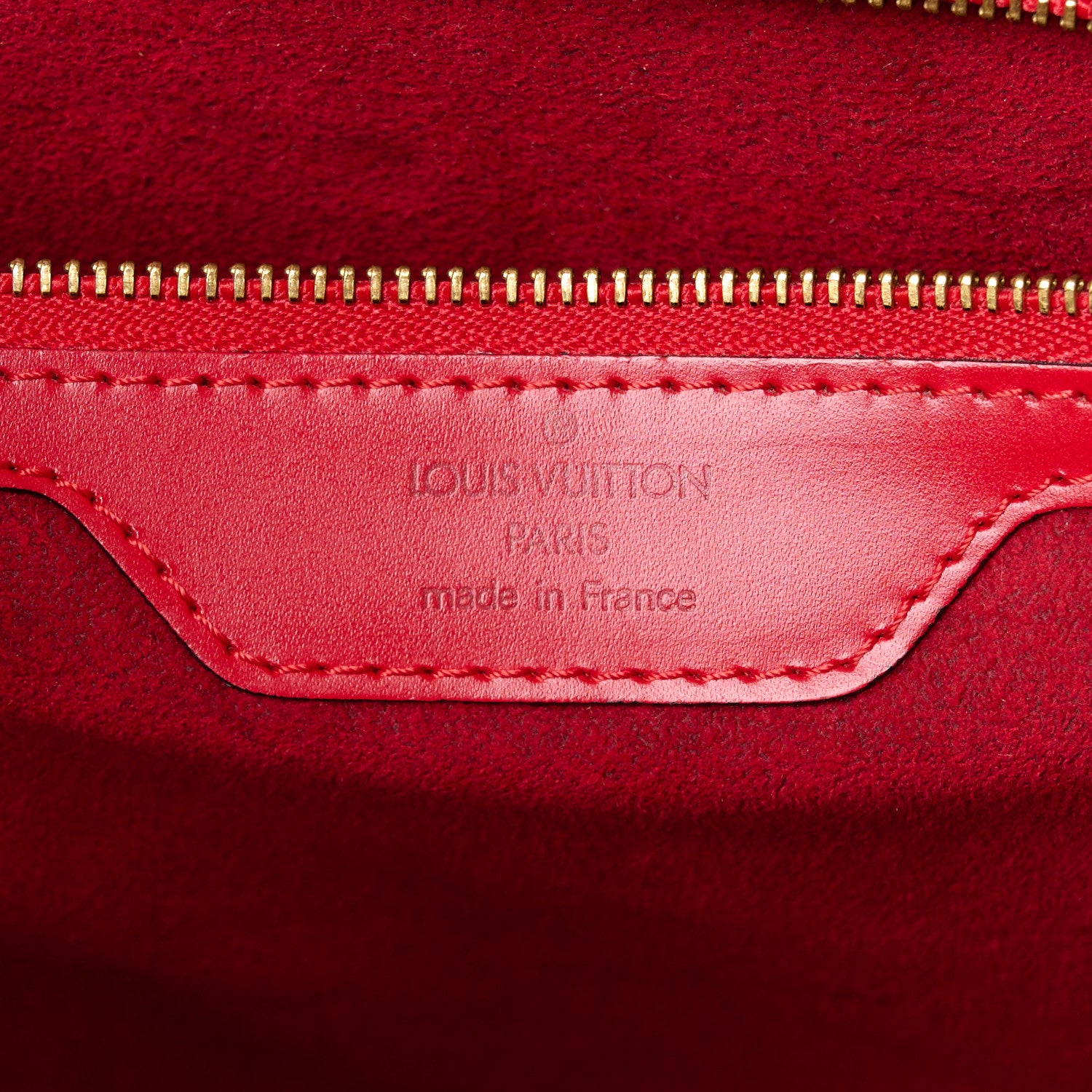 Louis Vuitton Epi Saint Jacques GM Castillan Red 7 of 13