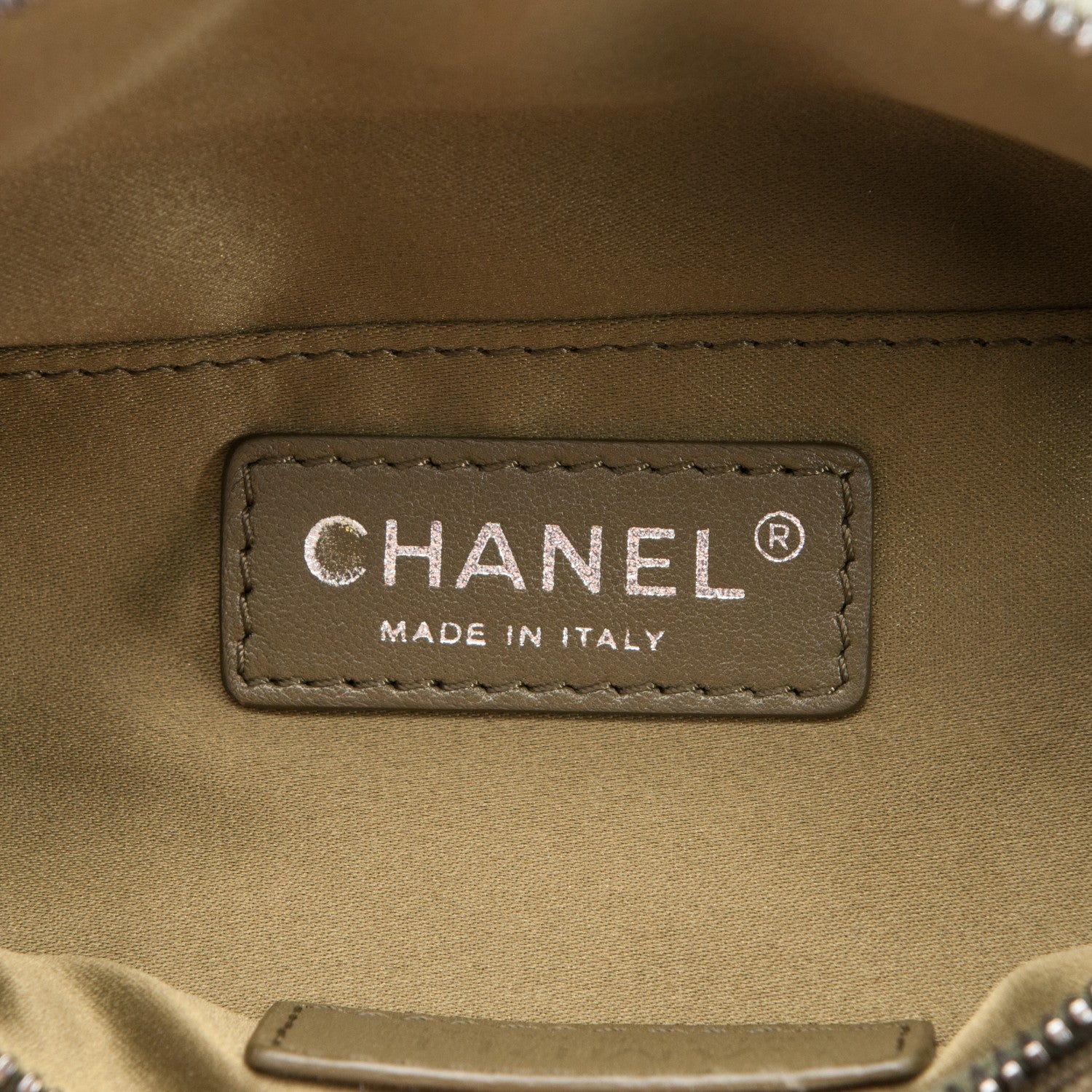 Chanel Canvas Lambskin Quilted Coco Cuba Charms Waist Bag Khaki 6 of 9
