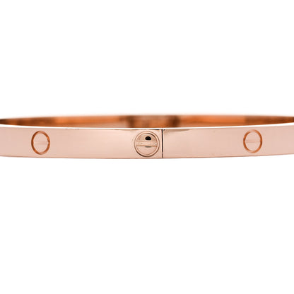 Cartier 18K Pink Gold Small LOVE Bracelet 16 4 of 8