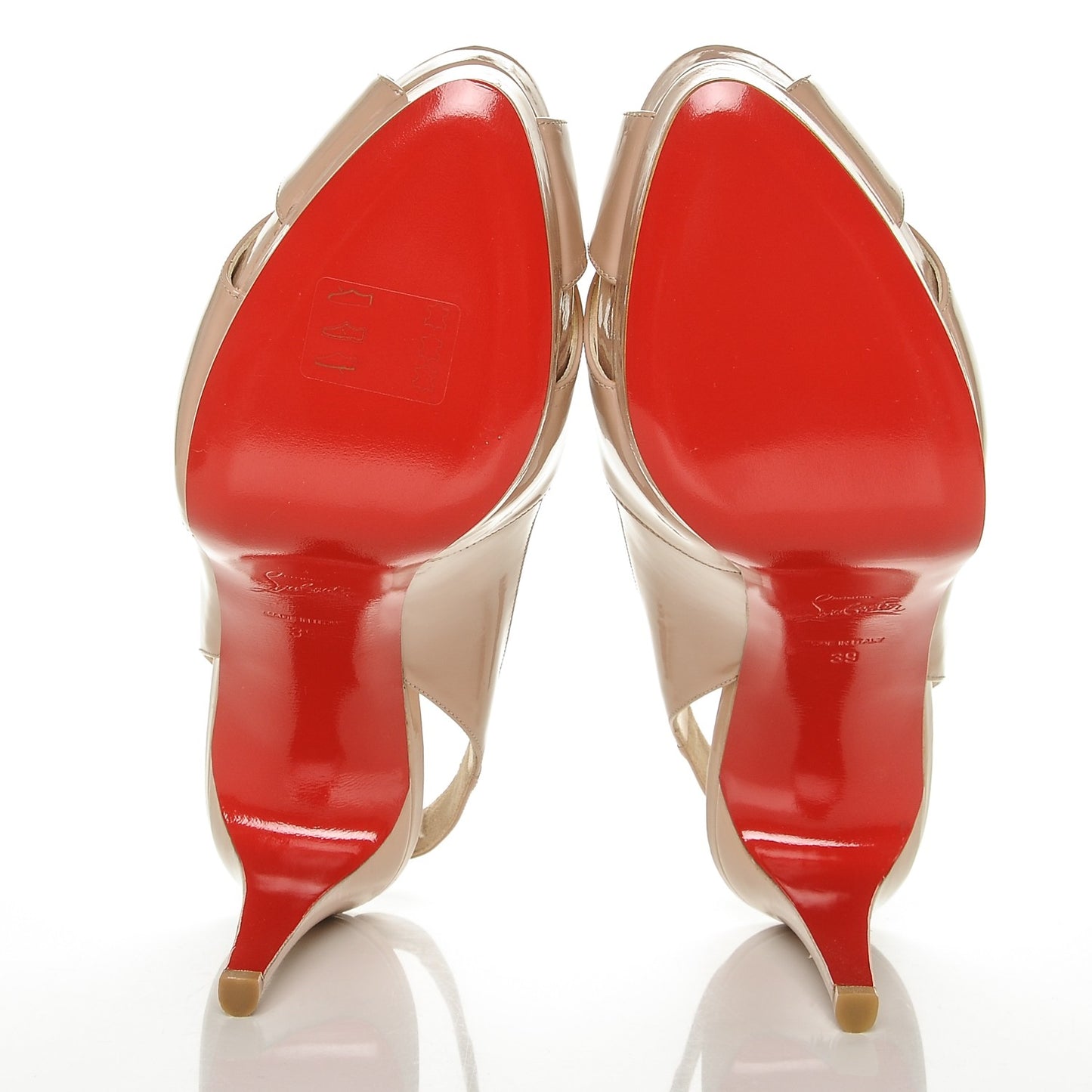 Patent Soso 100 Sandals 39 Nude