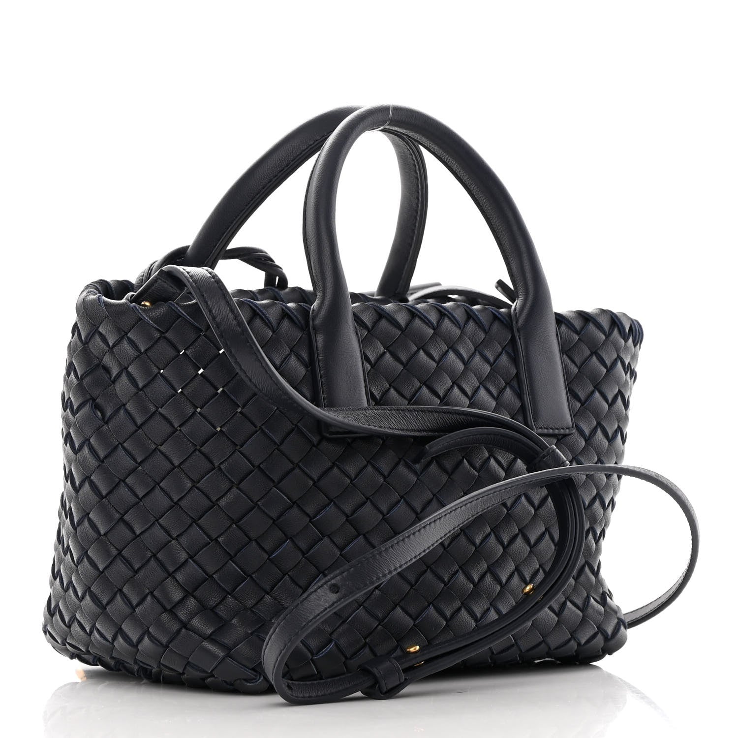 Bottega Veneta BOTTEGA VENETA Nappa Intrecciato Mini Cabat Black 4 of 13